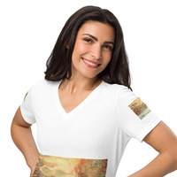 Womens relaxed v-neck t-shirt - When the Day Ends - Thumbnail 12