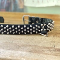 1.5" wide 3-2-3 Short British Stud Belt W/ keyring options - Thumbnail 4