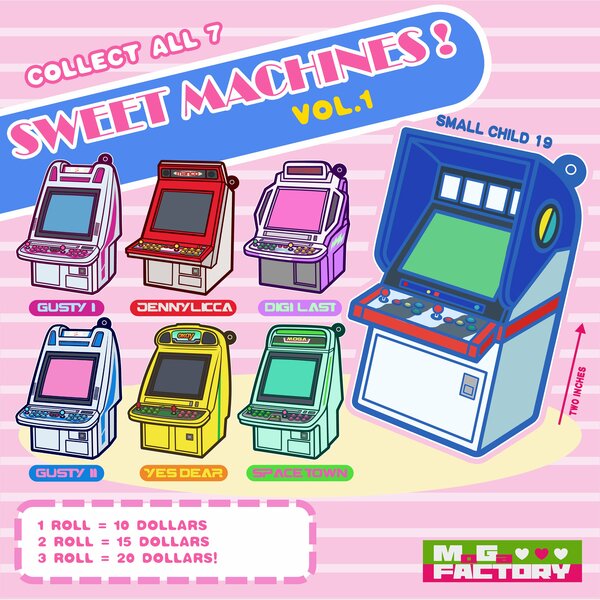 Sweet Machines Keychain Gacha