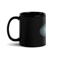 Love Rainbow Black Glossy Mug - Thumbnail 1