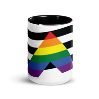 Ally Flag Mug with Color Inside - Thumbnail 2