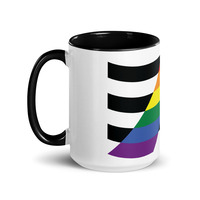 Ally Flag Mug with Color Inside - Thumbnail 3