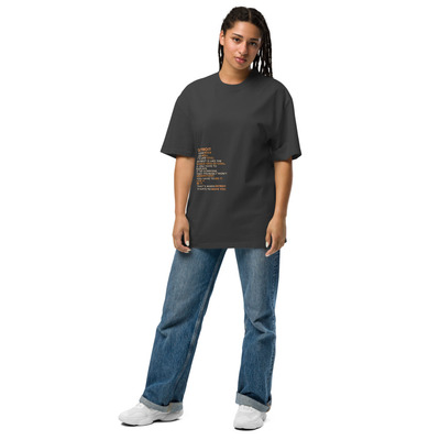 313 oversized faded t-shirt