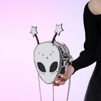 Mini alien crossbody bag
