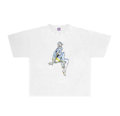 METALLIC ROBOT T SHIRT