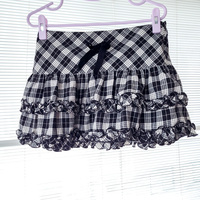 Punk Gyaru Check Skirt - Thumbnail 6