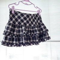 Punk Gyaru Check Skirt - Thumbnail 7