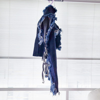 Post-Apocalyptic Japanese Denim Vest - Thumbnail 5