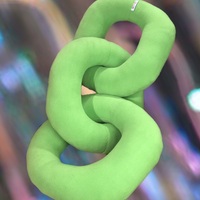 Solid Color Chain Pillow Plush Large - Thumbnail 9