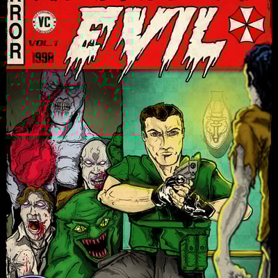Resident evil! 13x19 print