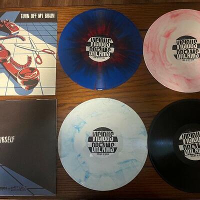 Vicious dreams - turn off my brain lp