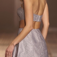 A-Line Strapless Homecoming Dress Short Prom Dress - Thumbnail 1