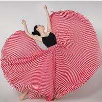 Black and White STRIPED Chiffon Skirt,  Summer Beach Maxi Skirt Outfit, Custom Plus Size Chiffon Maxi Skirt - Thumbnail 5