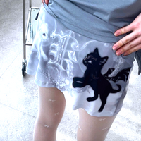*Free Shipping*KITTEN MINI SKIRT - Thumbnail 3