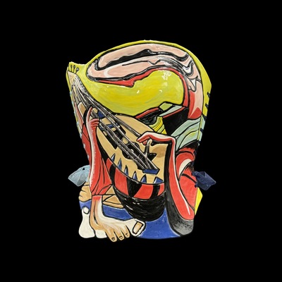 Afternoon jam 3 piece wearable ceramic corset by: nicole moan 