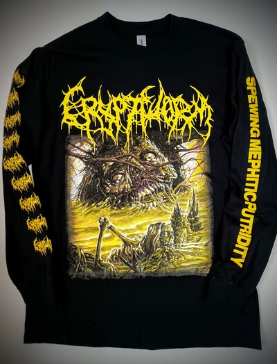 CRYPTWORM "Spewing Mephitic Putridity"  Long sleeve shirt