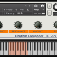 Roland TR-909 Kontakt Library Instrument Nki Vst Software - Thumbnail 1