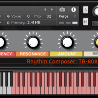 Roland TR-808 Kontakt Library Virtual Instrument Nki Vst Software - Thumbnail 1