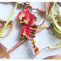 Tiny Terrible Terrors | Wooden Keychains - Thumbnail 1