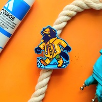 Rainy Day Doggy | Wooden Pin - Thumbnail 1