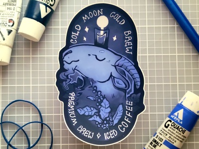 Cold Moon Cold Brew | Sticker