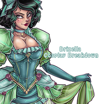 Stepsister Drizella Cosplay Design