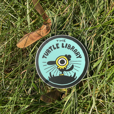 Turtle Library Sticker