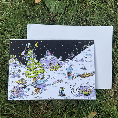Winter wonder greeting card