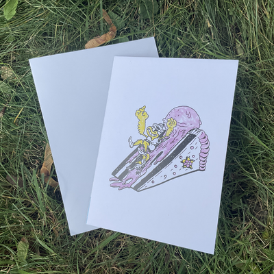 Slide into your birthday greeting card