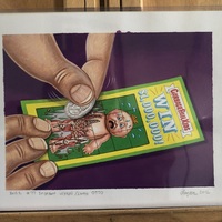 #77 Instant WYNN / Lotto OTTO Final Art - Garbage Pail Kids BNS2 - Thumbnail 2