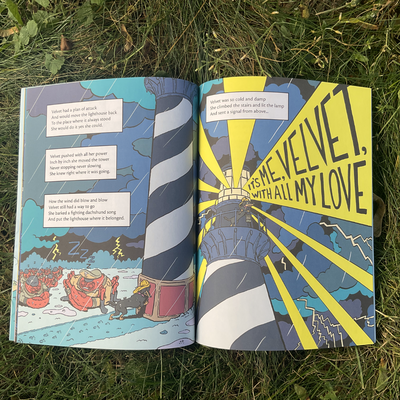 Velvet the lighthouse keeper (written by denise coursault)