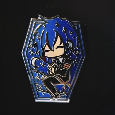P3 protag sleeping enamel pin