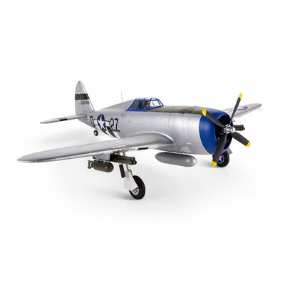 E-flite EFL08450 P-47 Razorback BNF Basic 1.2m Li-Po Elec RC Airplane W/AS3X & SAFE Select