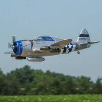 E-flite EFL08450 P-47 Razorback BNF Basic 1.2m Li-Po Elec RC Airplane W/AS3X & SAFE Select - Thumbnail 7