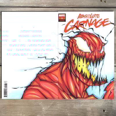 Carnage sketch cover original art