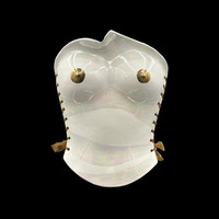 Gold areola  3 piece wearable ceramic corset by: Nicole Moan  - Thumbnail 17