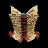 Gold Dragon wearable ceramic corset by: Nicole Moan - Thumbnail 4