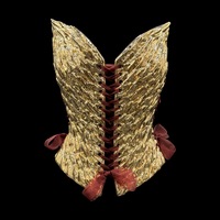 Gold Dragon wearable ceramic corset by: Nicole Moan - Thumbnail 8