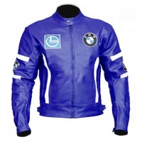 NEW BMW BLUE SPORT LEATHER SUIT JACKET MEN'S 2019 - Thumbnail 4