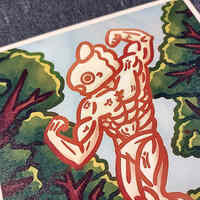 Mola Statue Mini Print - Thumbnail 1