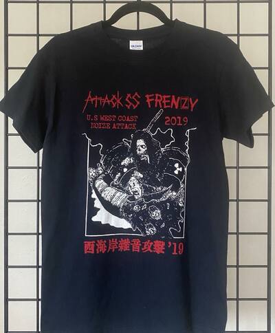 ATTACK SS / FRENZY USA WEST COAST NOIZE ATTACK 2019 T-SHIRT (SMALL)