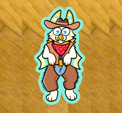 COWBOY CLEM Sticker