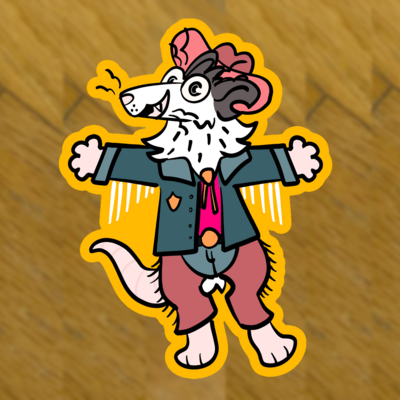 Cowboy rosie sticker