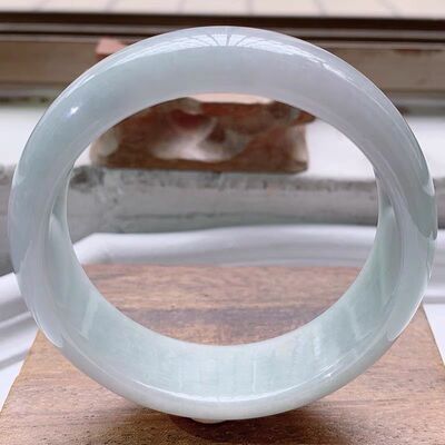 Jade bracelet white moonlight light green ice seed jade bracelet high beauty gift girlfriend with certificate new style