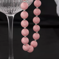 PINK BEADS NECKLACE - Thumbnail 2