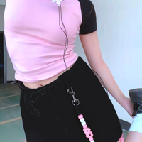 PINK HEART BEADS CHAIN  - Thumbnail 2