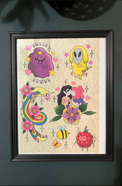 Adventure time flash art print
