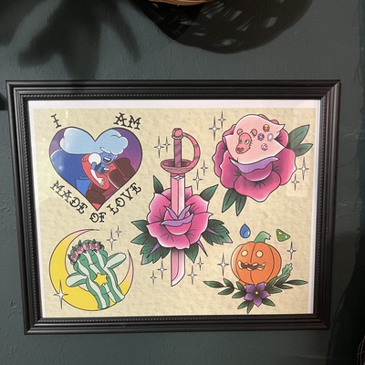Steven universe flash art print