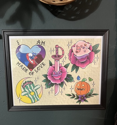Steven universe flash art print