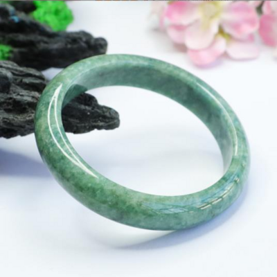 Junyu natural jade bracelet full green jade hand jewelry jewelry